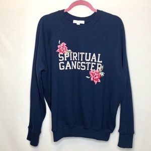 SPIRITUAL GANGSTER navy/dark blue sweatshirt 💙
